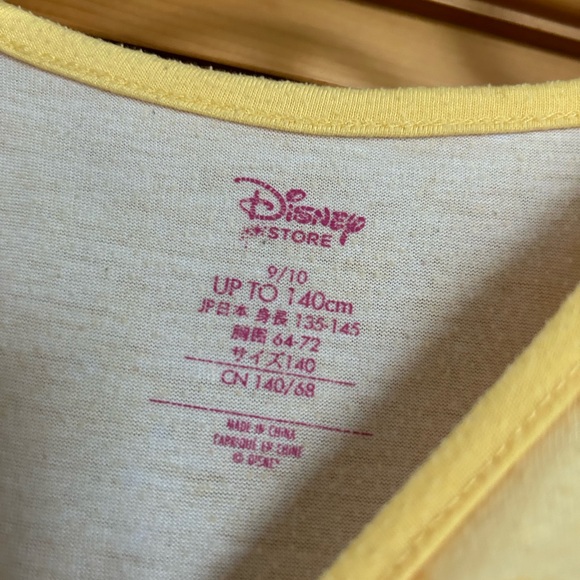 Disney store frozen Anna and Elsa nightgown size 9/10 pale yellow sisters spring - Picture 4 of 6